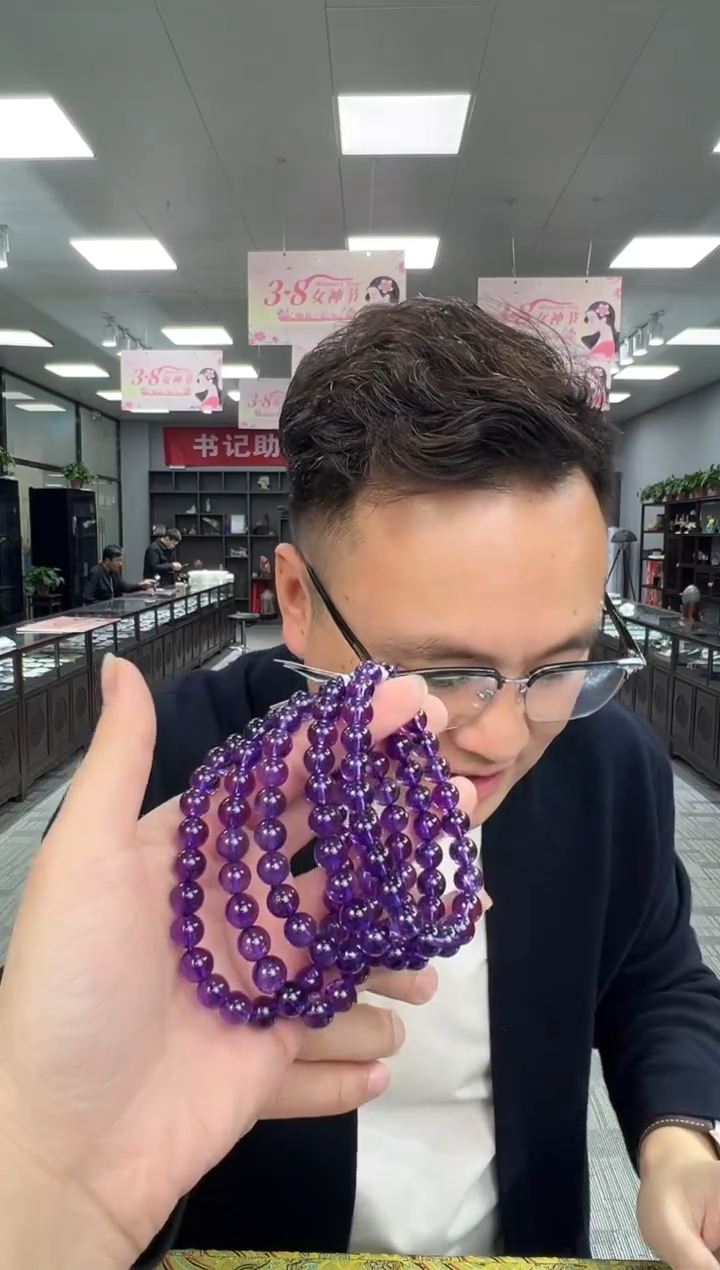 【闪购商品】水晶手链未镶嵌ck134约8mm多样性发一件