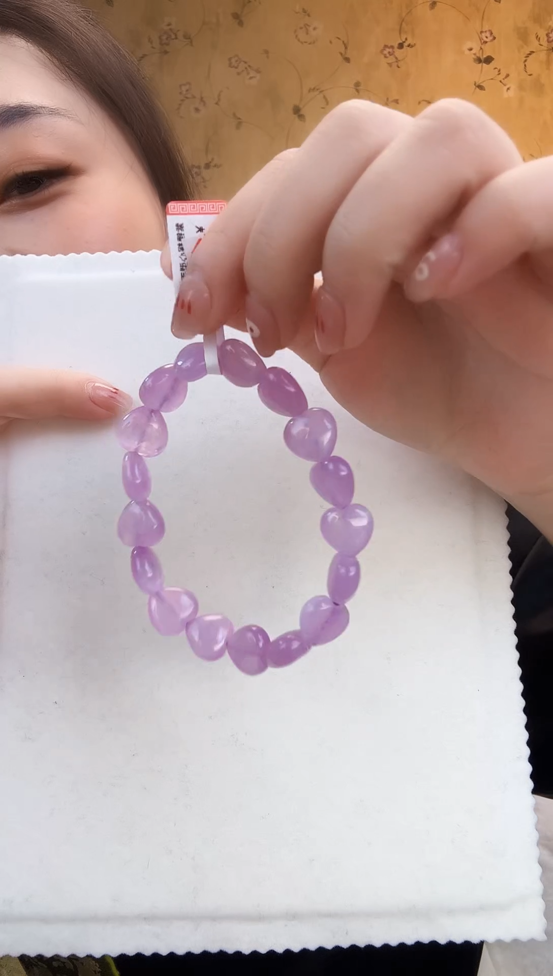 【闪购商品】锂辉石手串未镶嵌紫锂辉手串1130