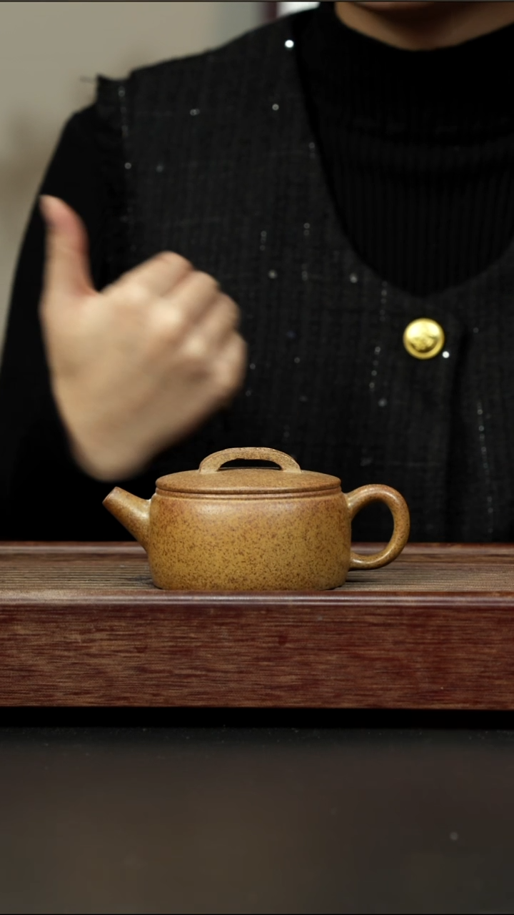 茶壶紫砂黄金段柴烧 汉瓦