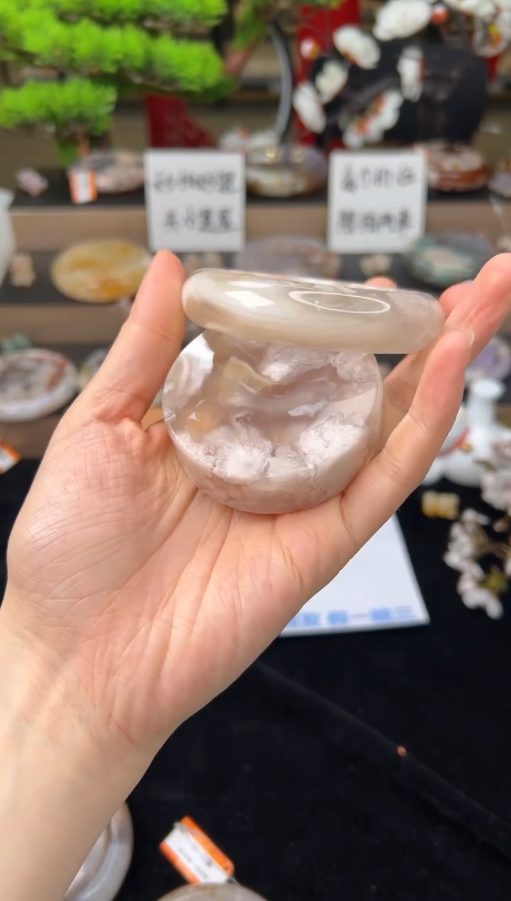 【闪购商品】石英质玉未镶嵌手镯59圈口（赠送镯心）13261