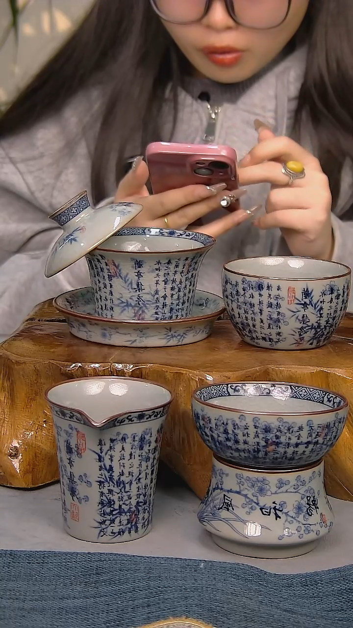 【闪购商品】4件套陶瓷茶具家用简装系列 