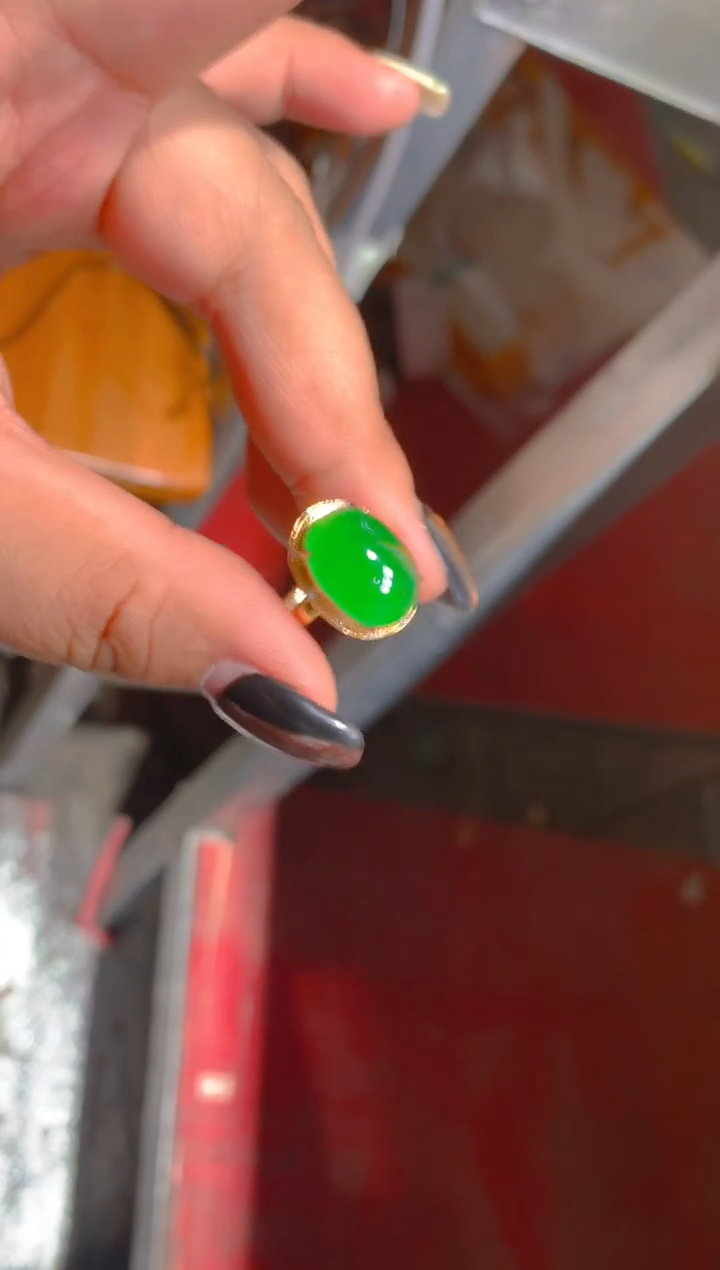 【闪购商品】定制翡翠18K金镶嵌47定制翡翠-多样性发货 {发其 一}