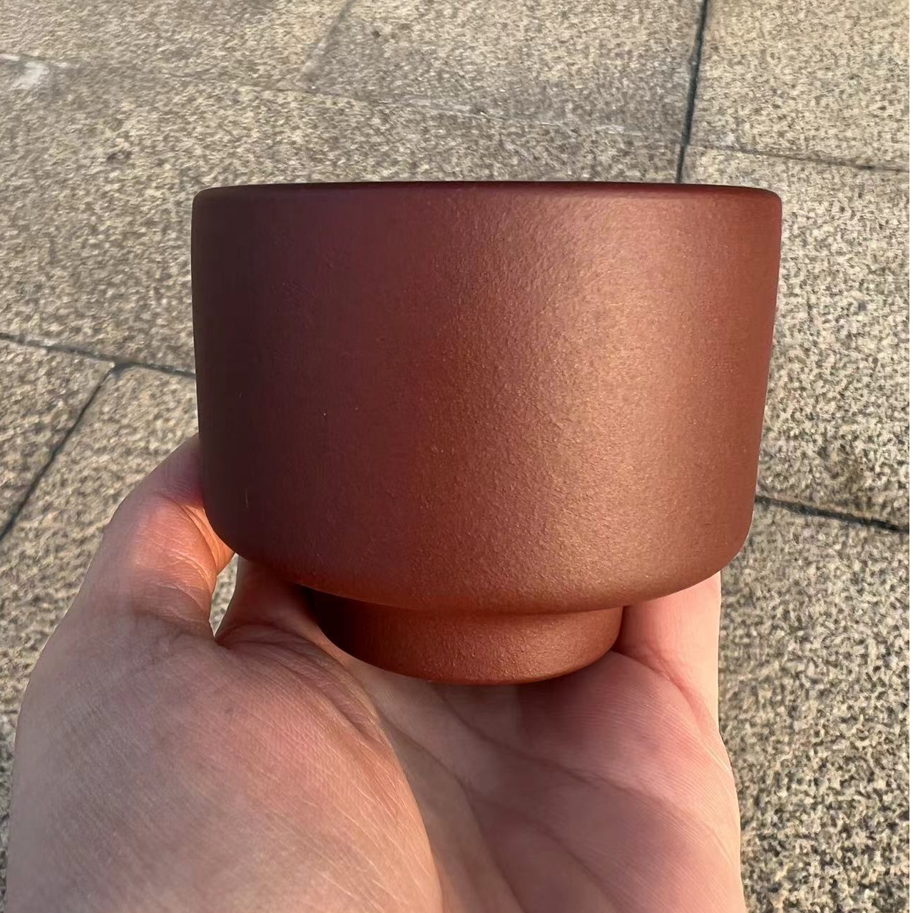 宜兴紫砂主人杯原矿精选中槽清纯料压手主人杯120cc