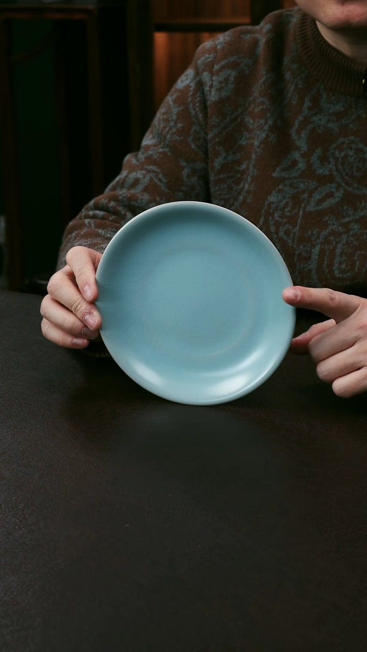 【闪购商品】其他汝官窑精品撇口盘36