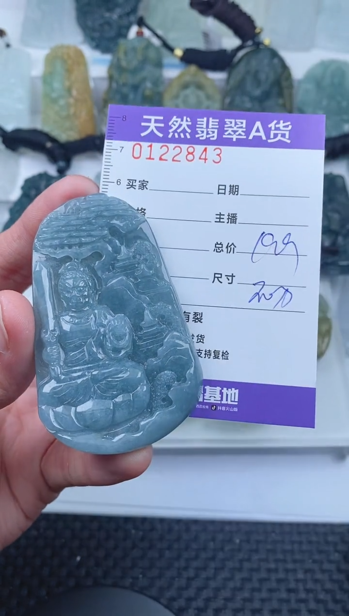 【闪购商品】翡翠颈饰未镶嵌        843