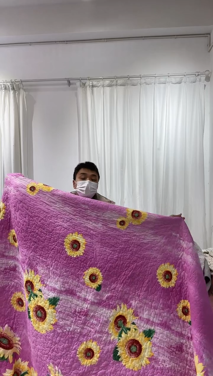 棉200*240纯棉床盖124号微瑕