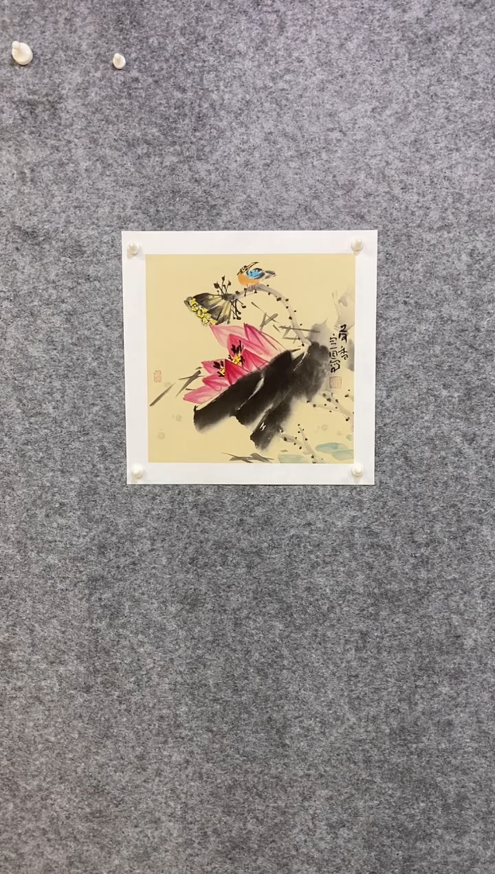 国画尚定固国画作品