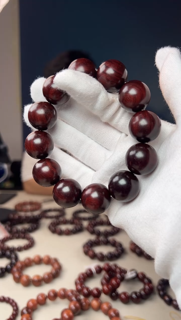 檀香紫檀（小叶紫檀）手串/手链2.0 泥料 无胶无蜡