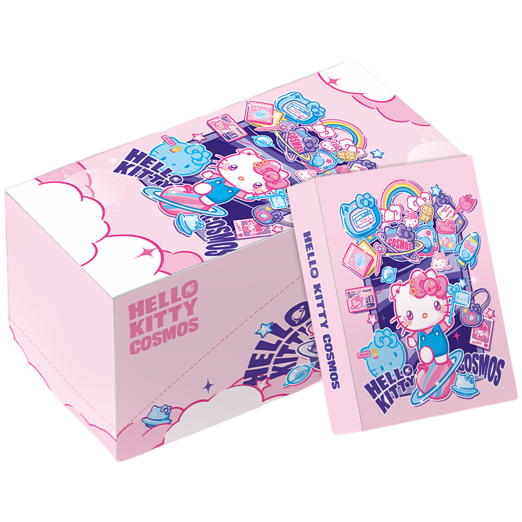 Hitcard叠叠HELLO KITTY COSMOS 展览限定收藏卡 -潮玩盲盒【代拆】