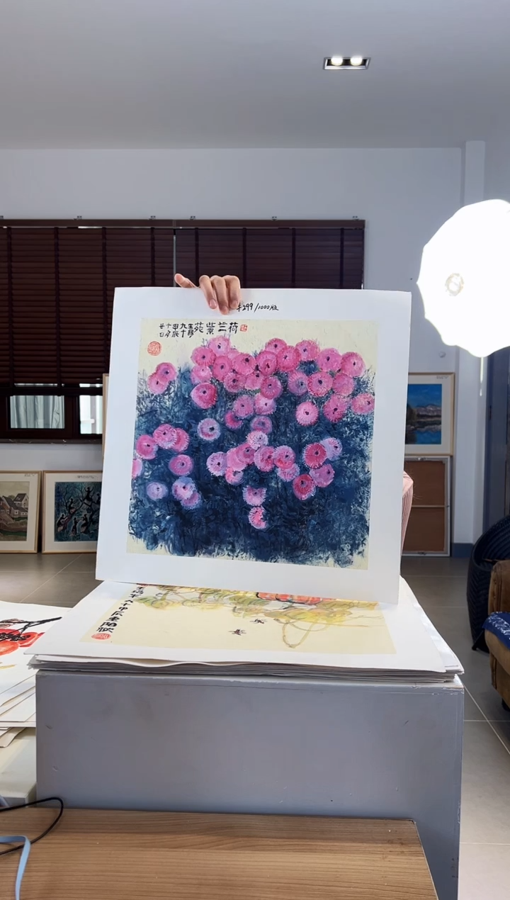 【闪购商品】版画限量亲签盖章版画S