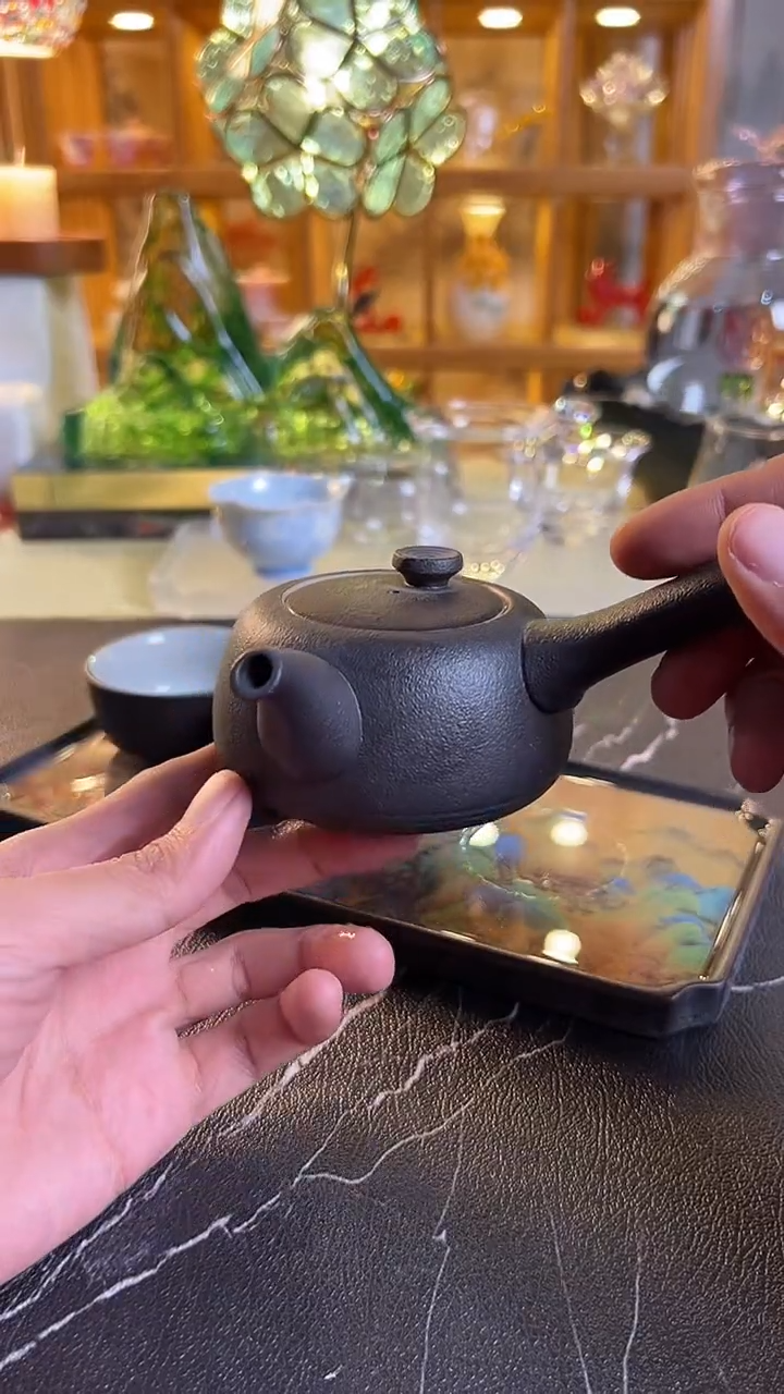 侧把壶千里江山套装