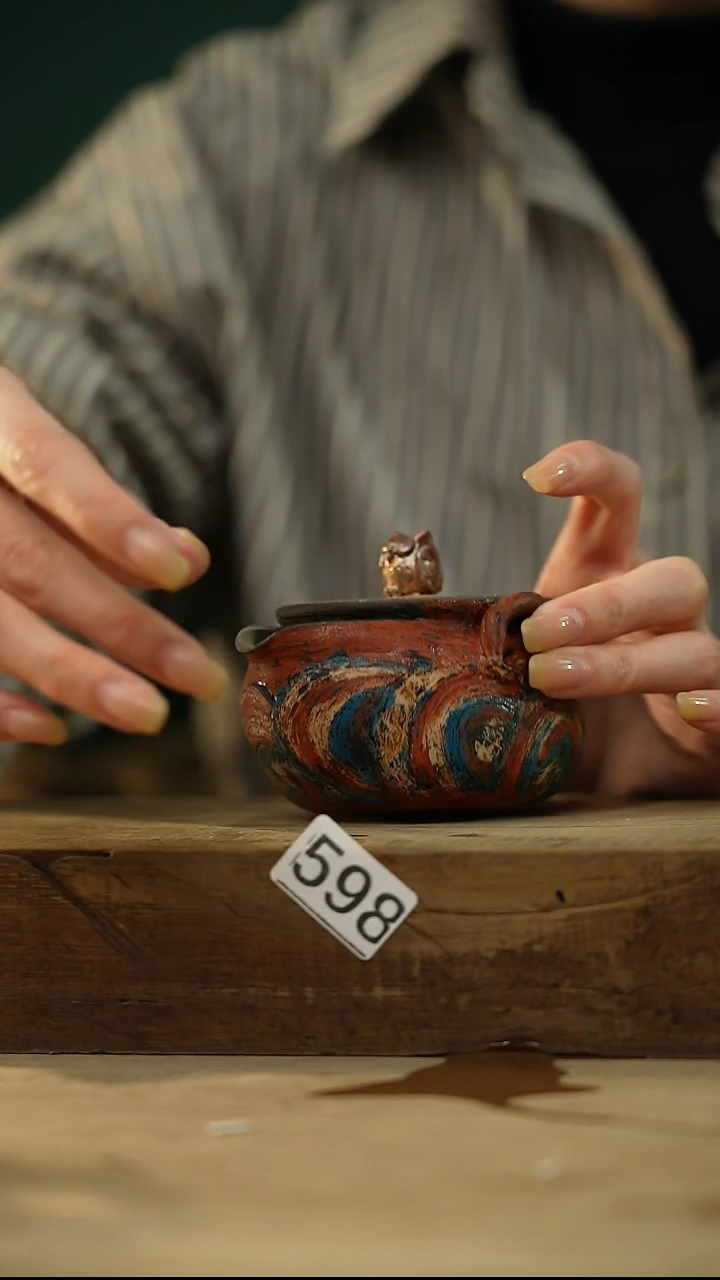 【闪购商品】瓷片新品设计师手作款 大漆手刷系列 小钱