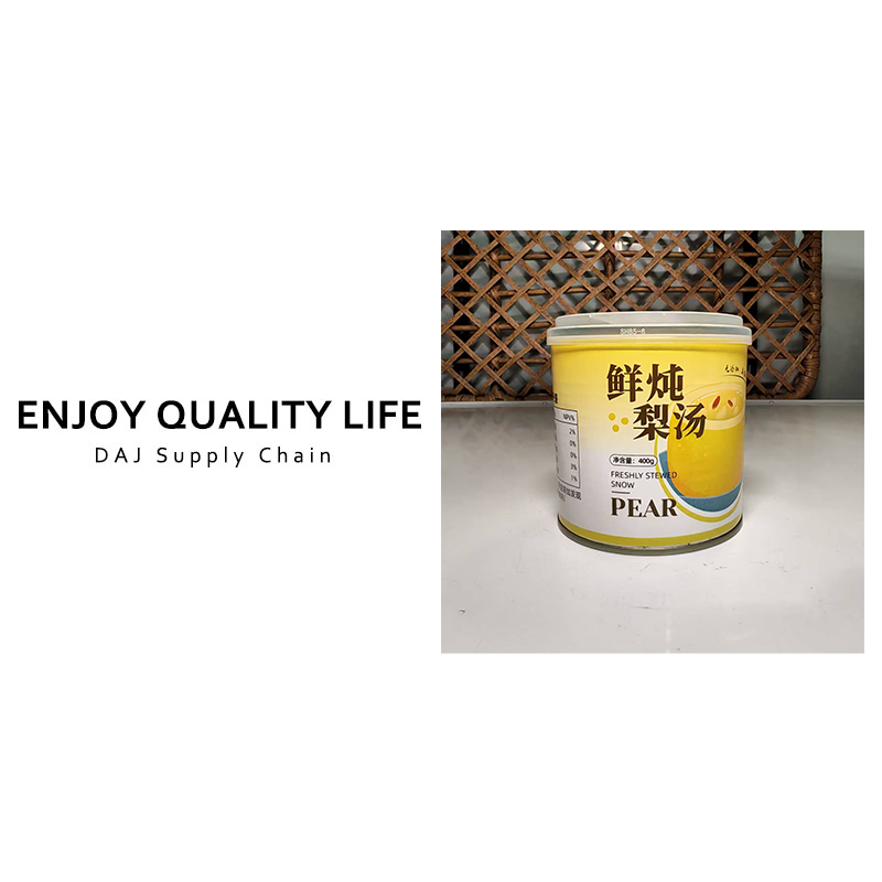 Mr.DIL.OO&无添加 真梨汤百法鲜炖梨润时光炖梨罐头400g*24罐