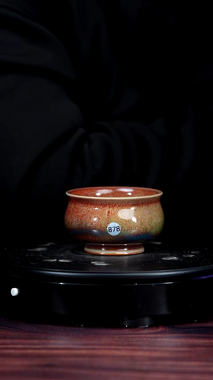 878#李盼龙一级品原矿钧瓷卢氏杯