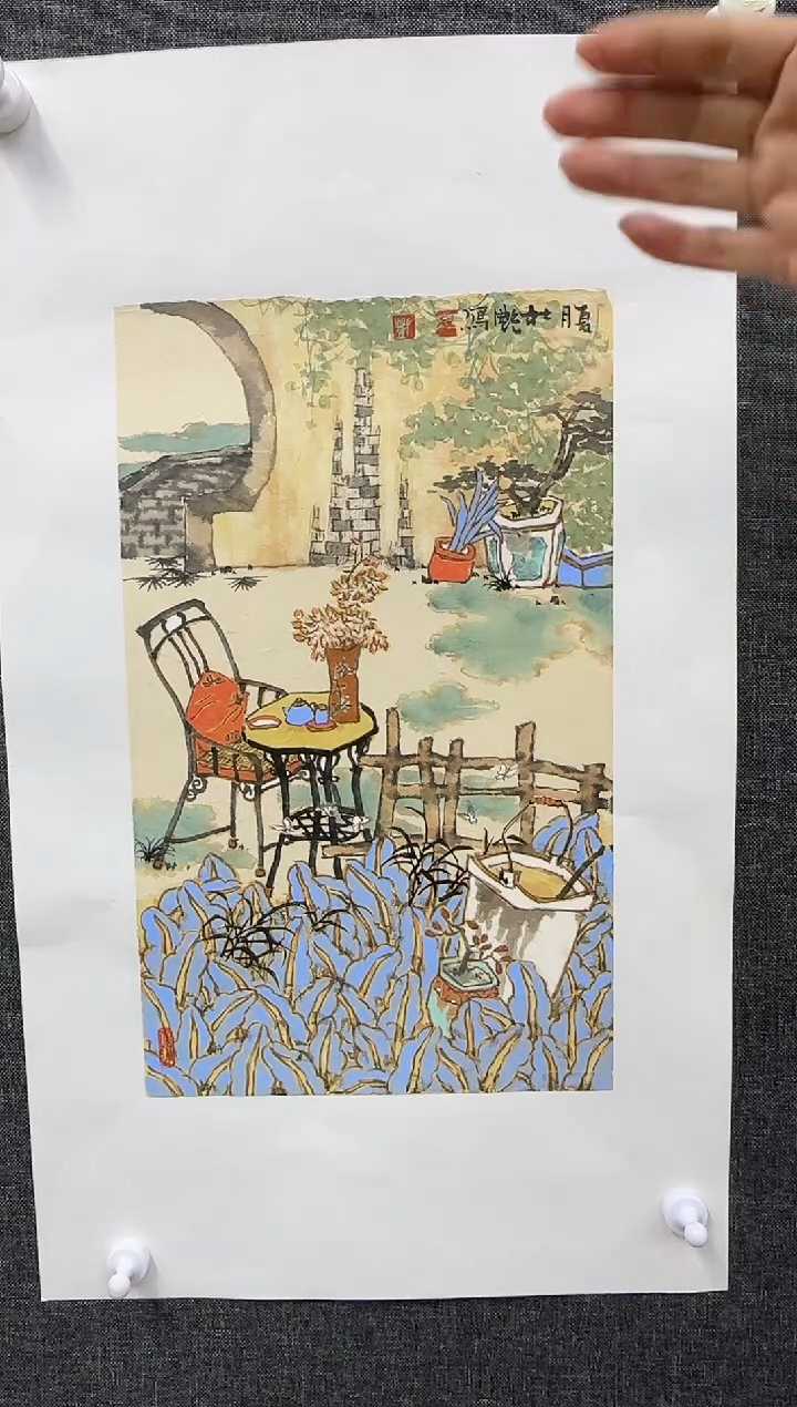 国画杜老师国画作品