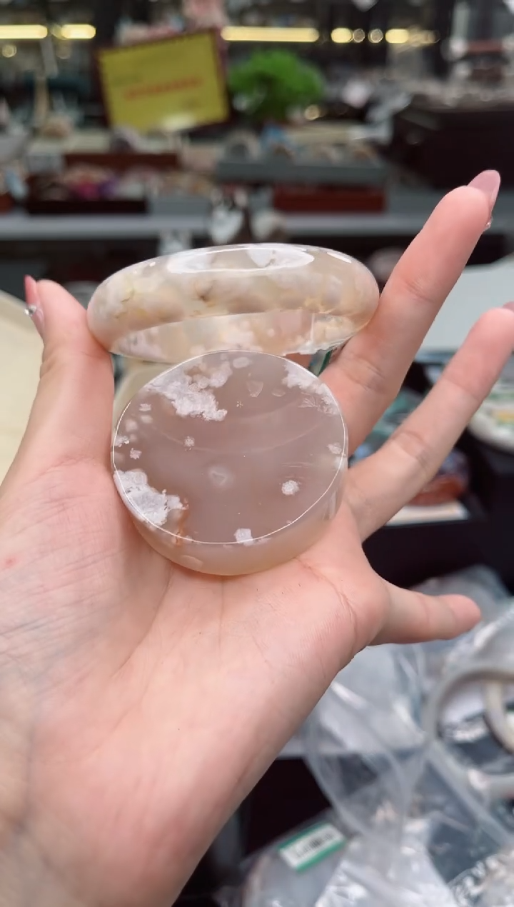 【闪购商品】石英质玉手镯未镶嵌53圈口（赠品镯心）3572054