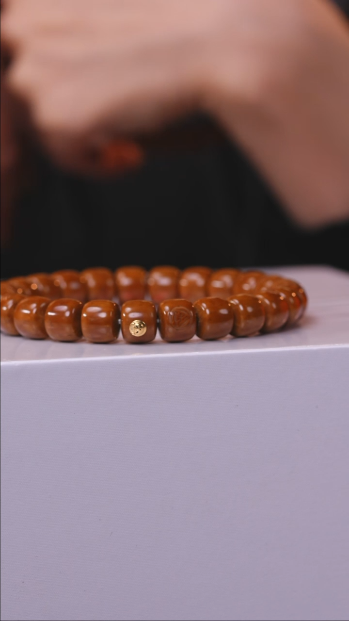 手串猴头核桃贴**法10.5紫金鼠单熊