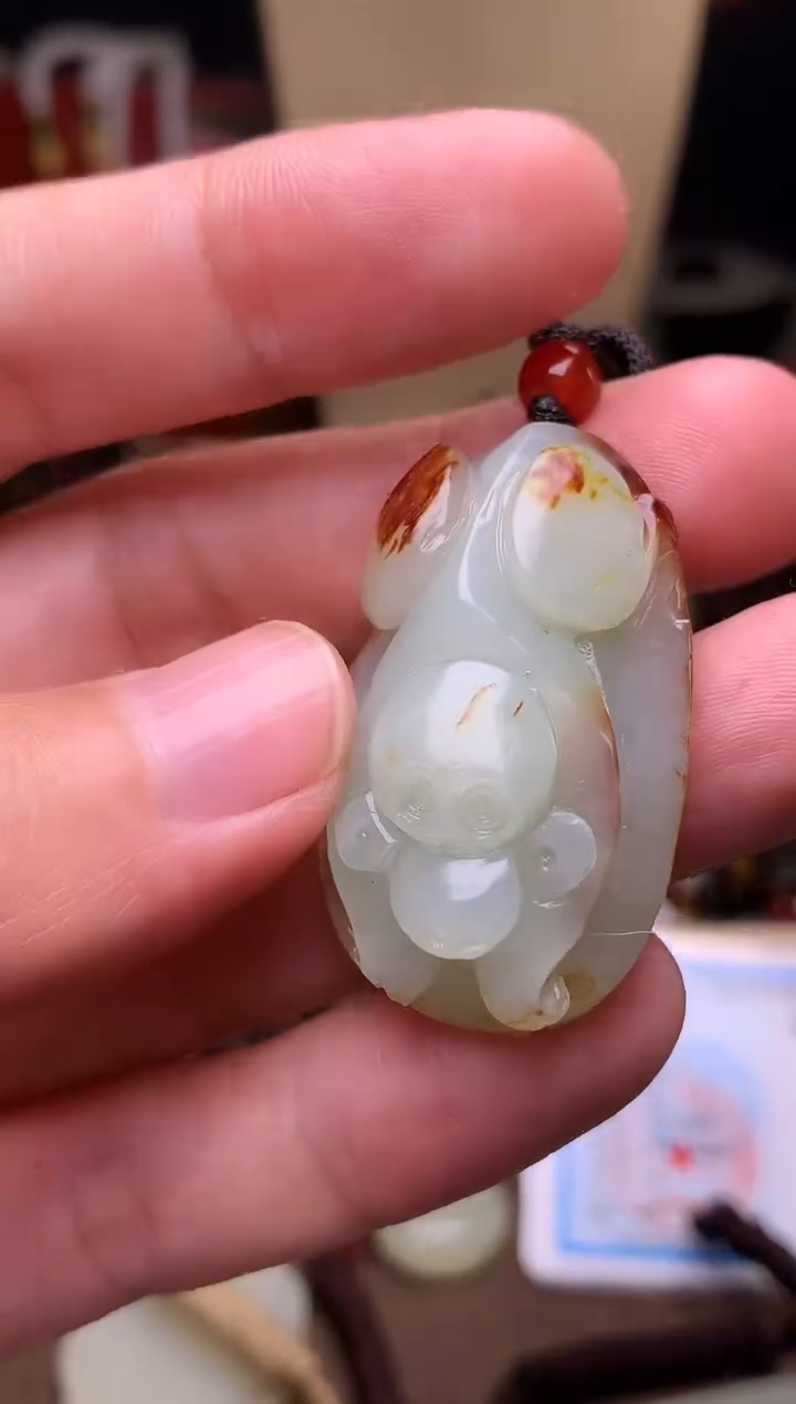 颈饰未镶嵌和田玉新疆料青海料清水和田玉吊坠