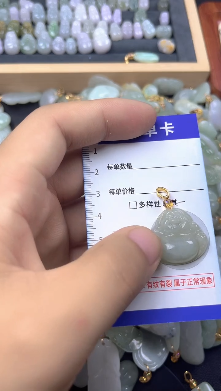 颈饰未镶嵌翡翠天然A货翡翠