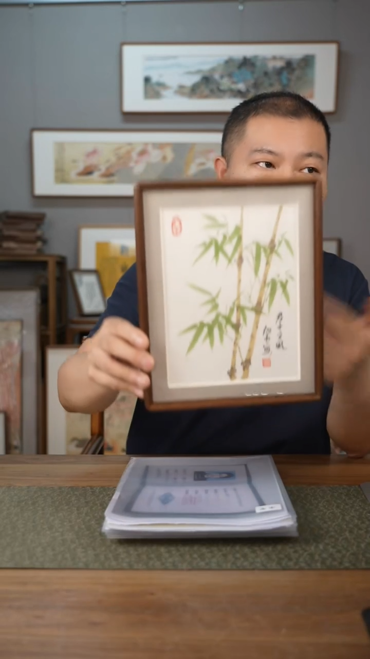 书法手书/绘同款作品-协会会员老师带框作品