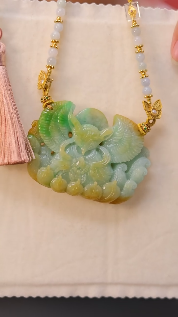 【闪购商品】翡翠颈饰未镶嵌基地发货，一物一拍。