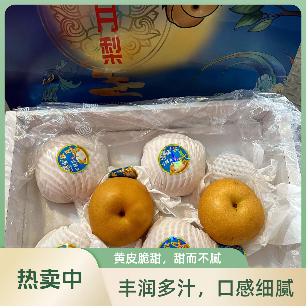 礼盒装秋月梨大果净重6斤送礼佳品