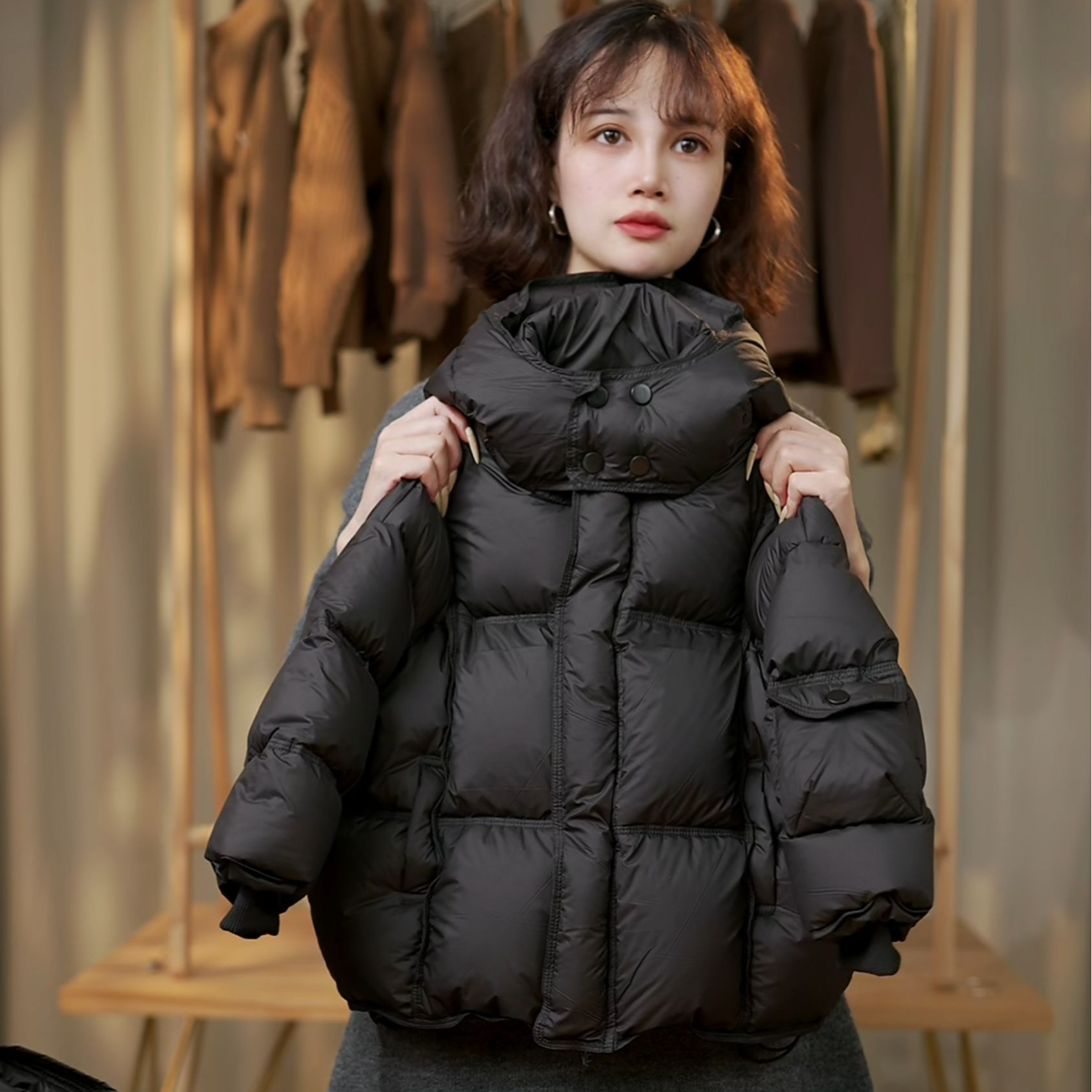 【小阿简】【现货48H】冬装儿童韩版极寒系列双倍充绒白鸭绒羽绒服