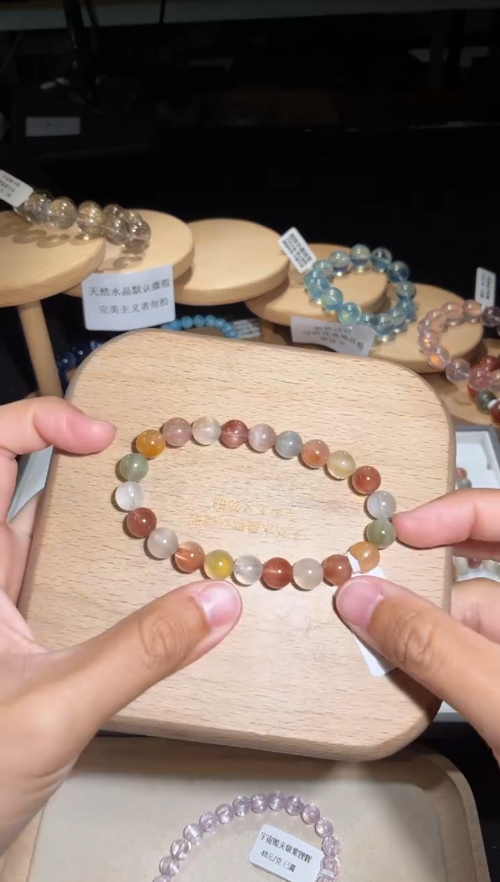 未镶嵌手链水晶170号多样性发一M 8+