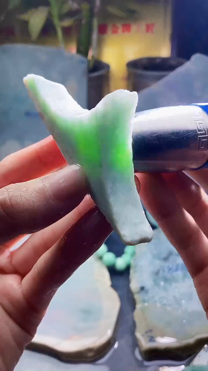 未镶嵌挂件翡翠小雨27