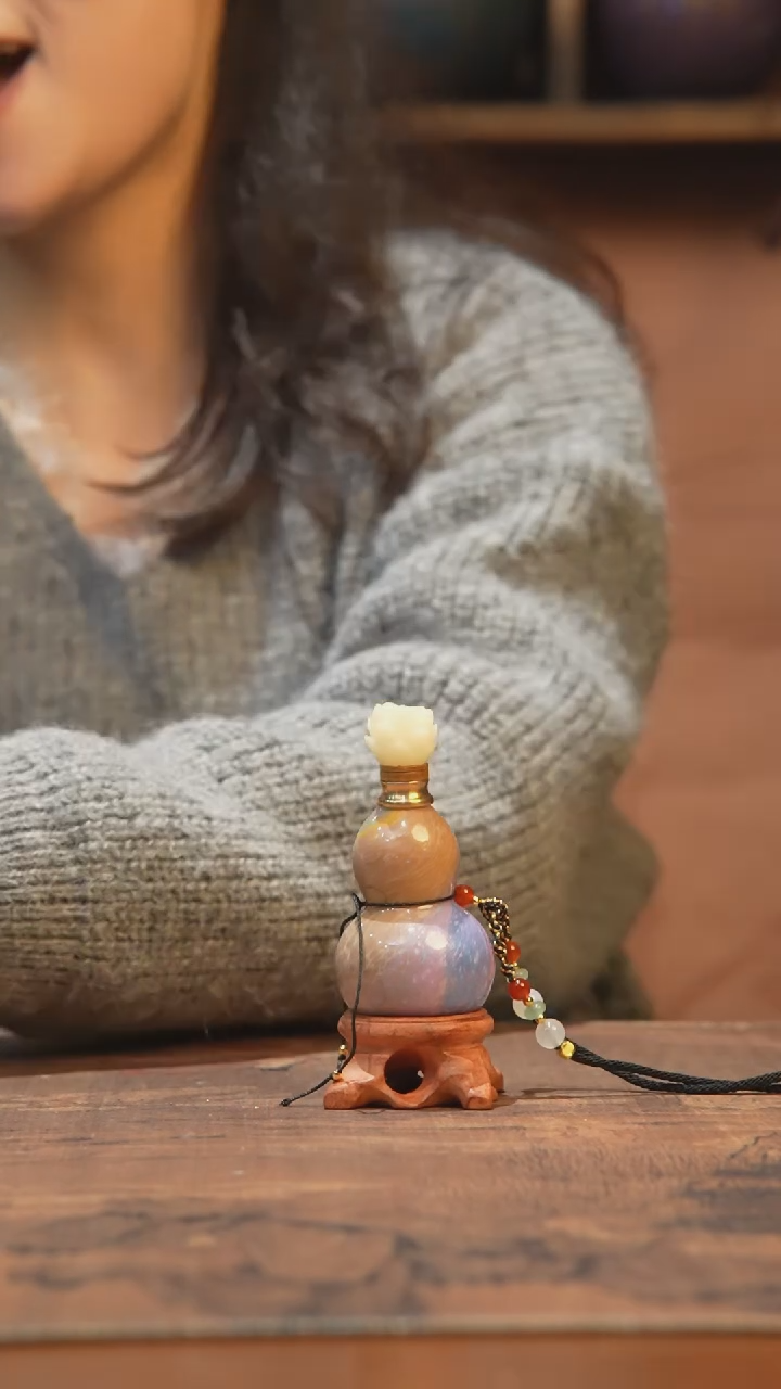 【闪购商品】422号-大漆飘漆小葫芦脖挂