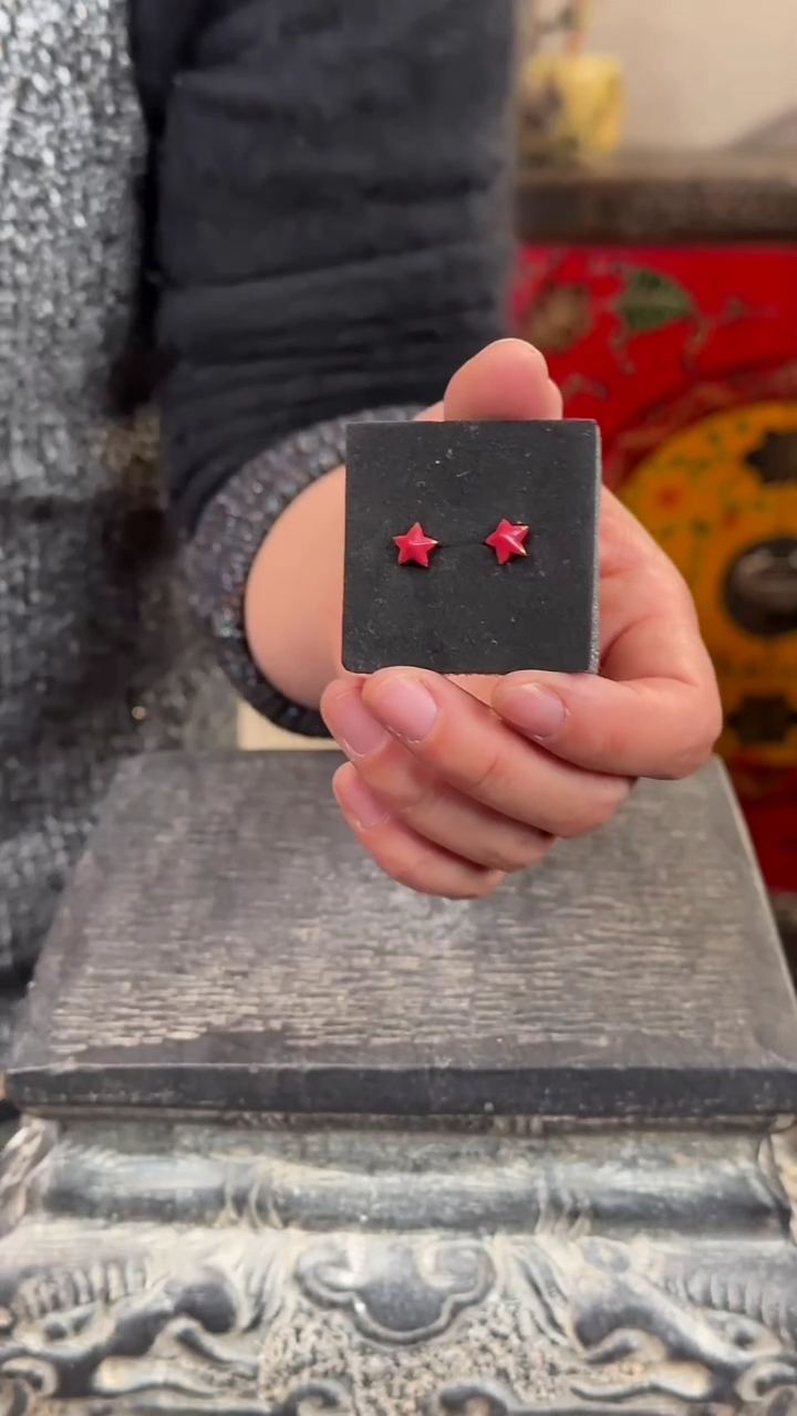 【闪购商品】摆件925银小陶瓷钉摆件