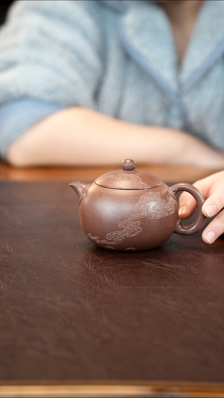 茶壶紫砂别*哈天青 祥云西施