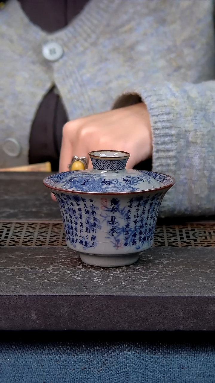 简装家用款1件套 老陶泥开片纹陶瓷茶具