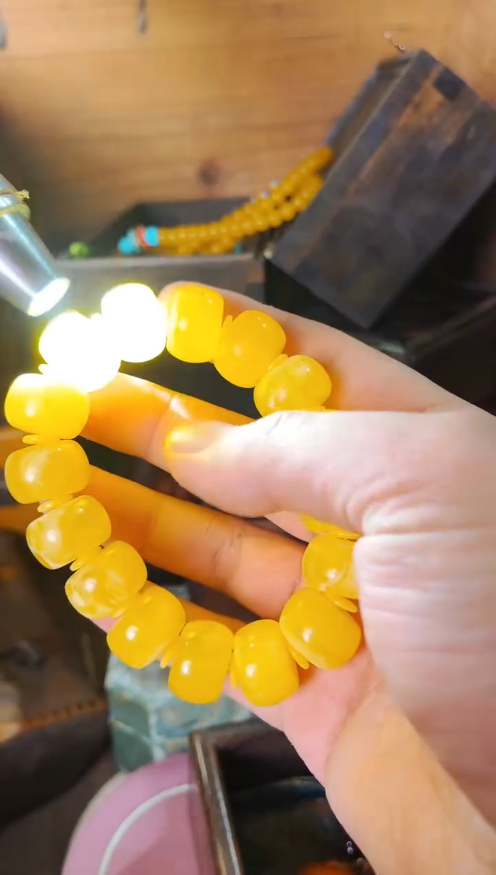 【闪购商品】蜜蜡颈饰未镶嵌硕弟弟精品精选链接40