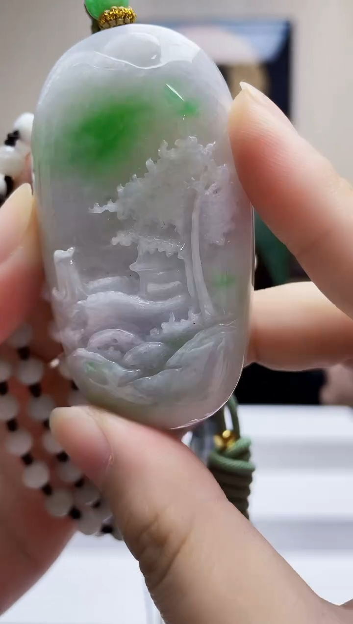 未镶嵌定制翡翠吊坠46