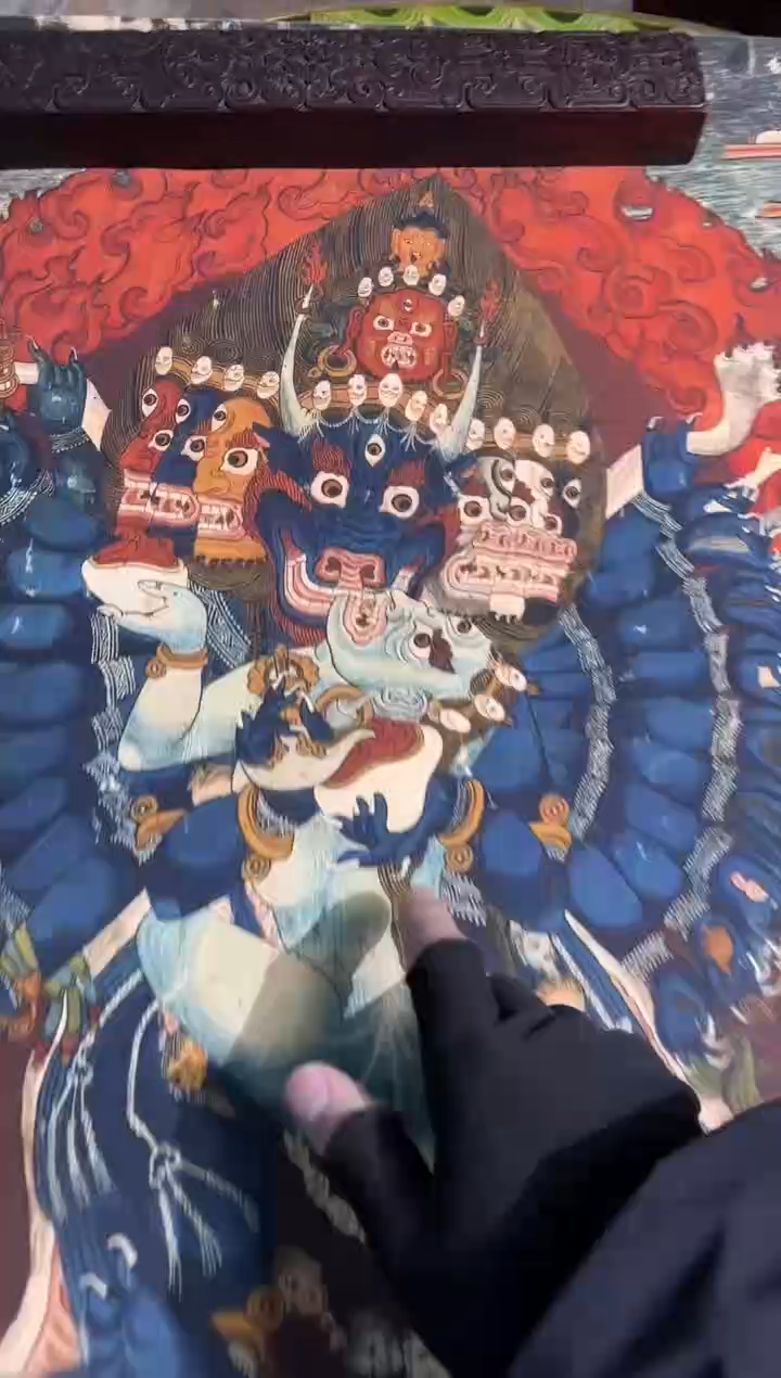 卷轴画路路的唐卡tk160