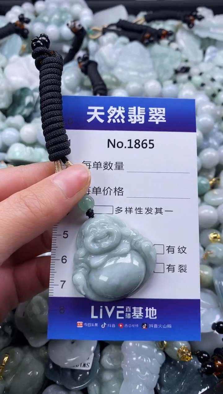 【闪购商品】翡翠颈饰未镶嵌缅甸A货翡翠1865