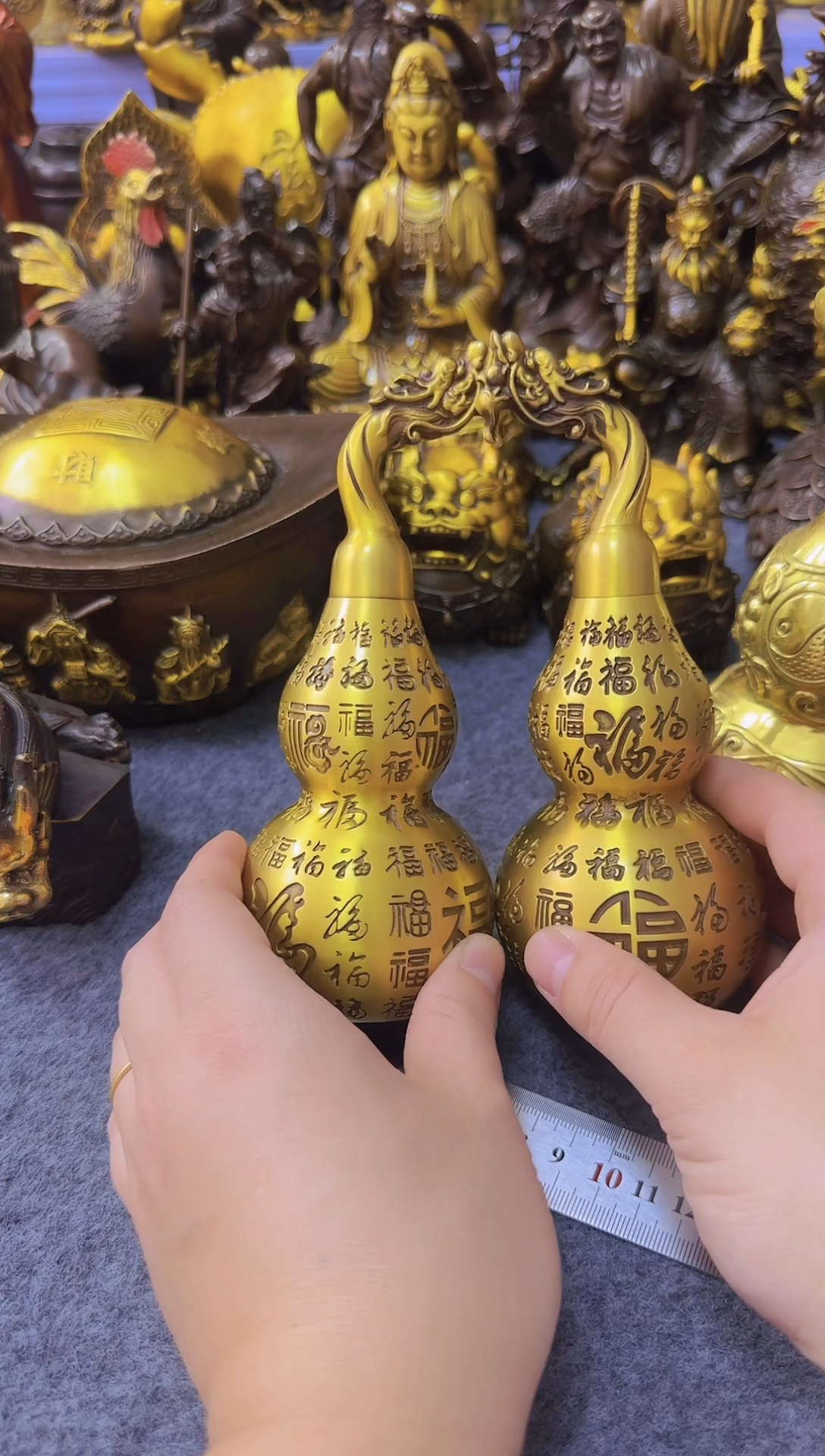 老黄黄铜摆件装饰品