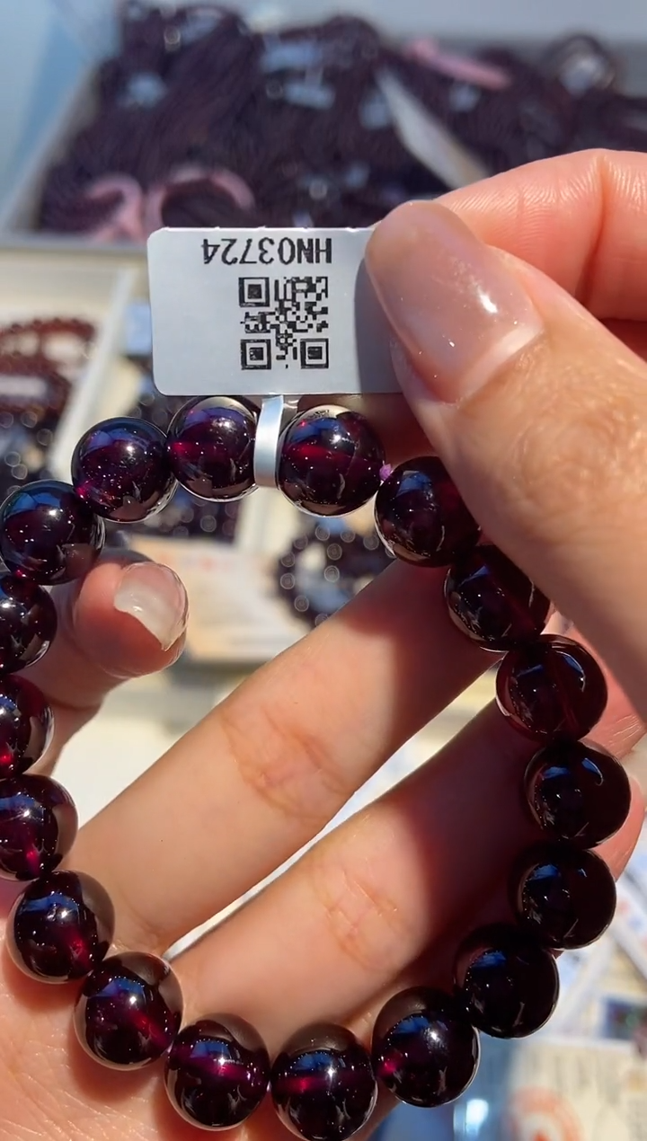 【闪购商品】石榴石手串未镶嵌手串