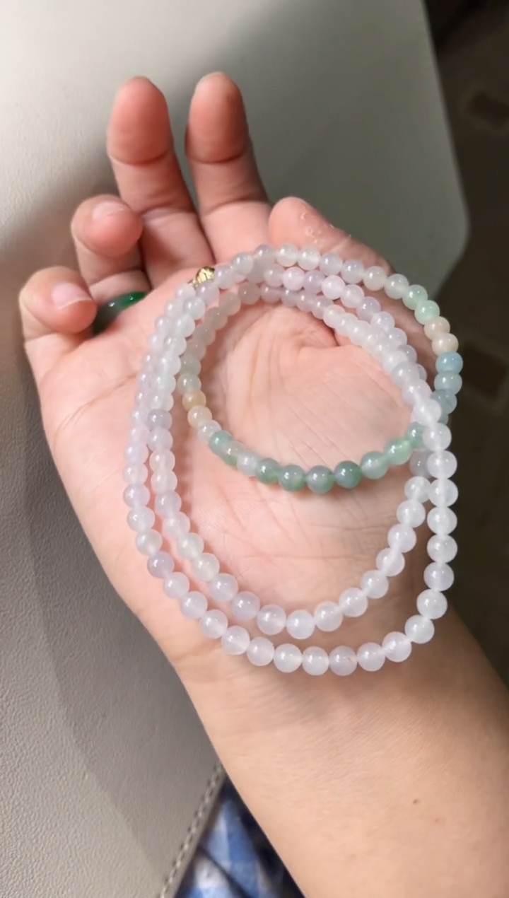 【闪购商品】定制翡翠未镶嵌珠串