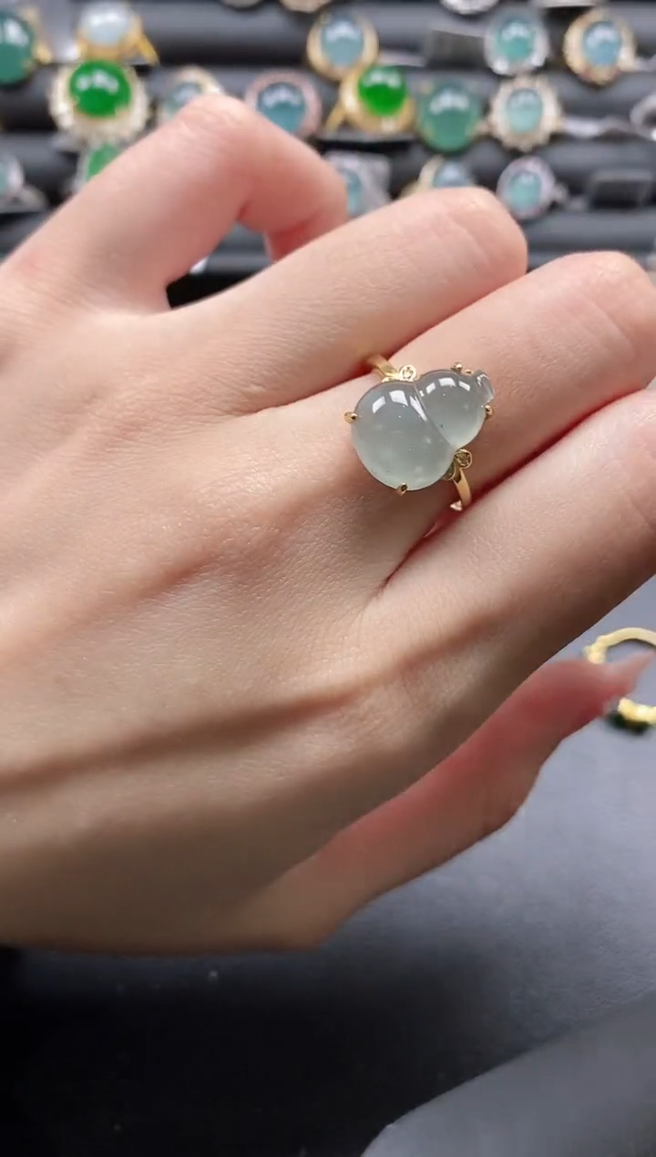 【闪购商品】翡翠戒指银S925镶嵌1111