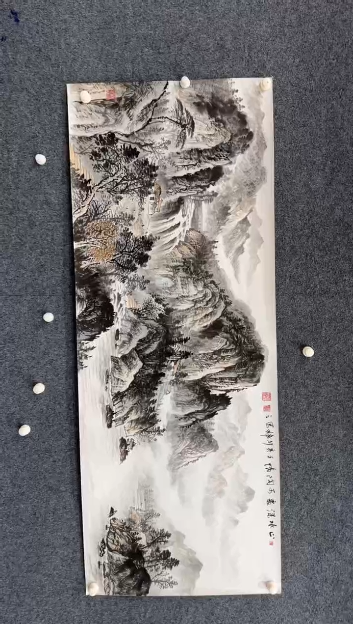 【闪购商品】国画1.13展馆-颜新辉小六原作-山水07