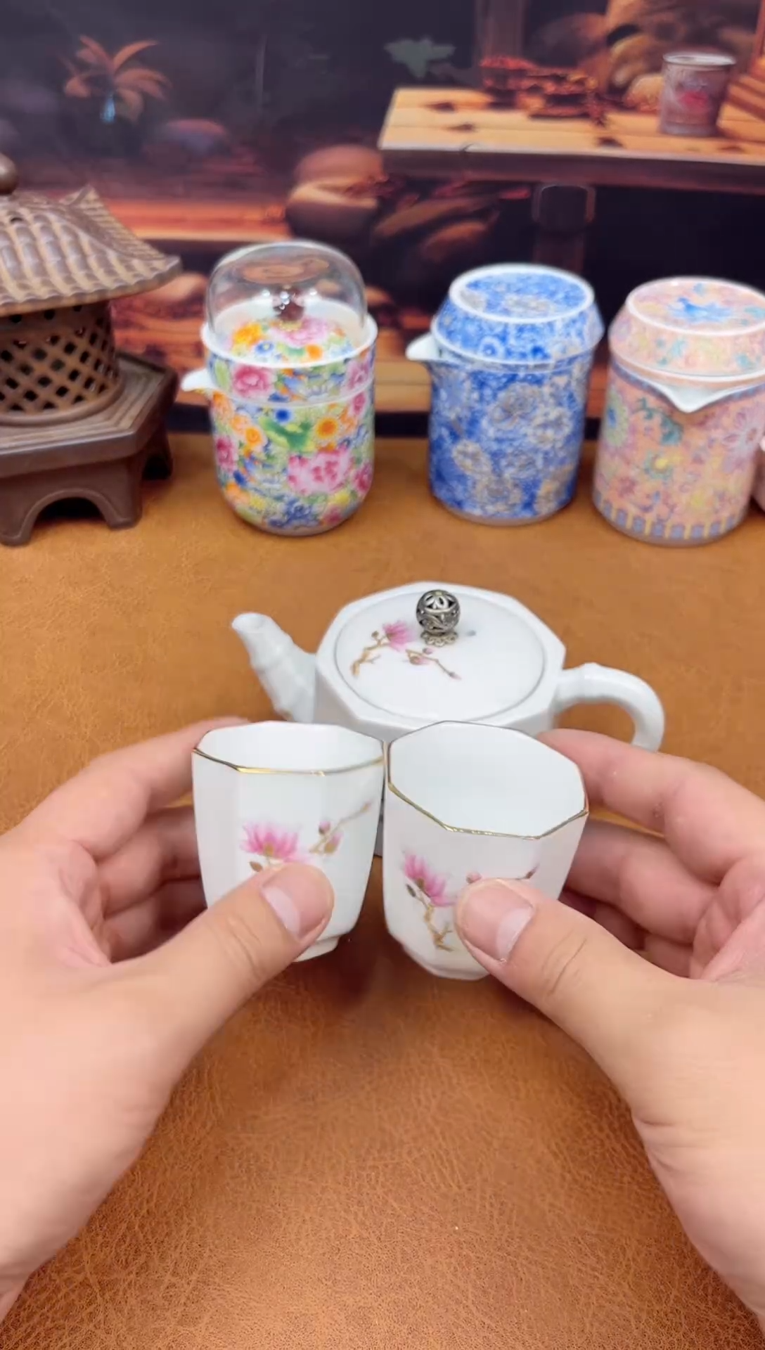 【闪购商品】陶瓷茶具摆件茶叶罐