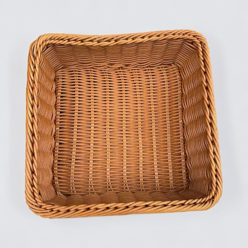 AS702【孤品捡漏】外贸出口尾货订单正方形纯手工编织收纳28*9