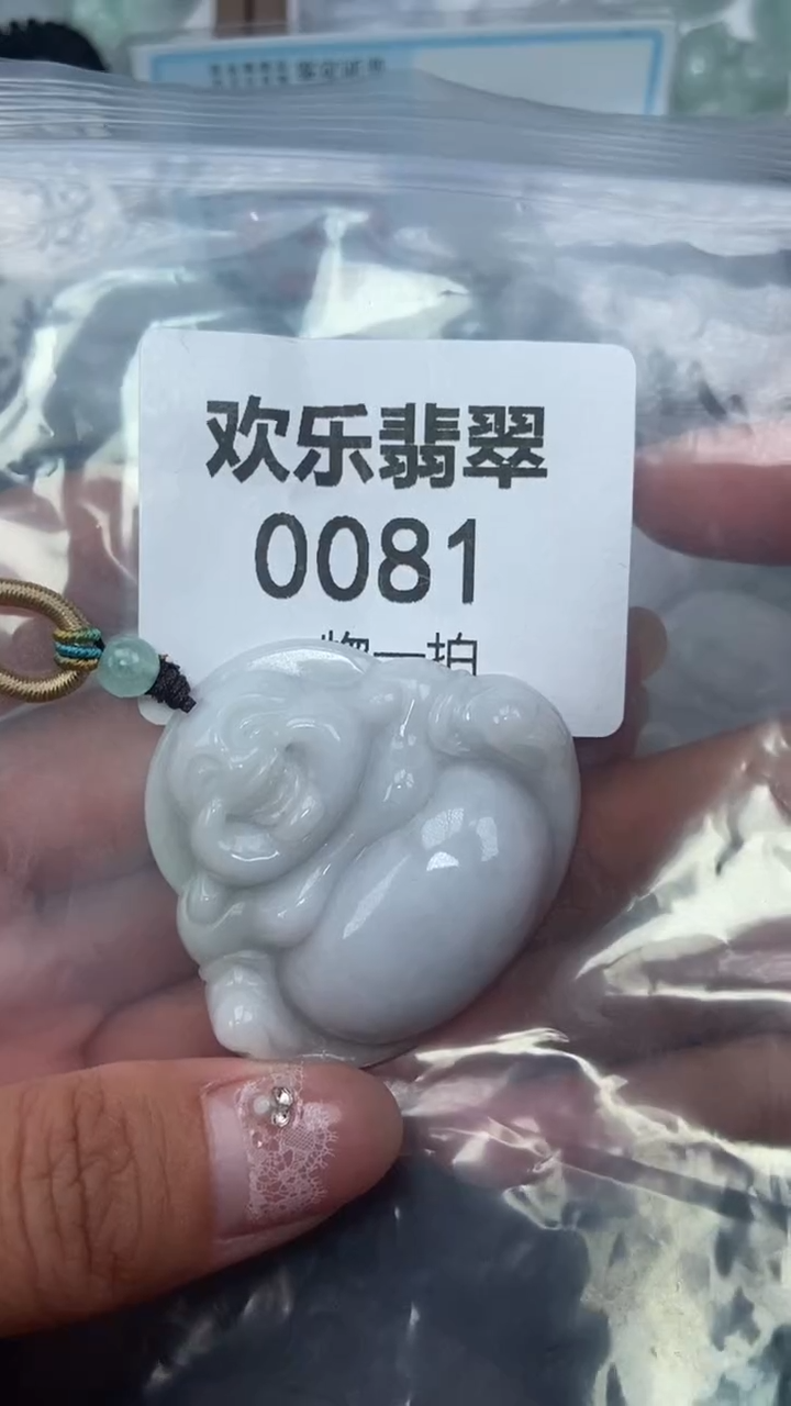 颈饰未镶嵌翡翠缅甸天然翡翠0081