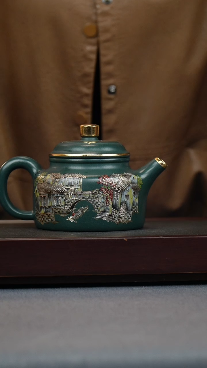 【闪购商品】紫砂茶壶苏门答腊青 古南街 德钟