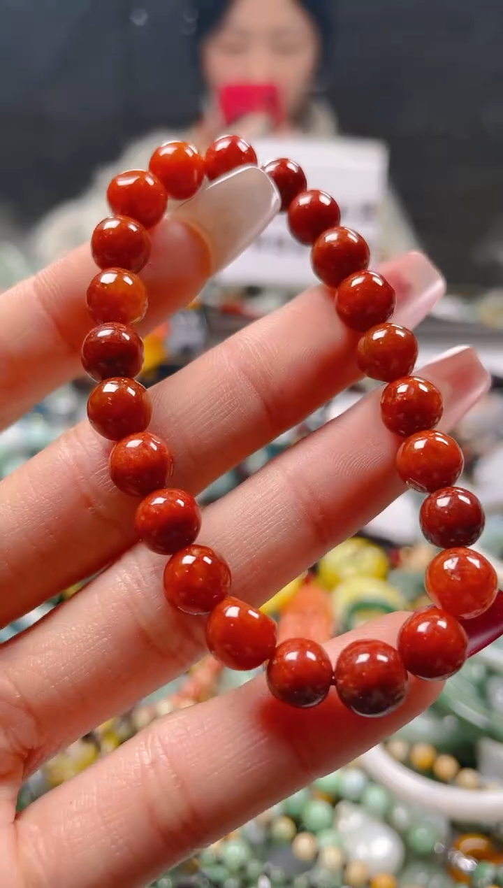 【闪购商品】翡翠颈饰未镶嵌7-8MM/Q/翡翠A货一图一物