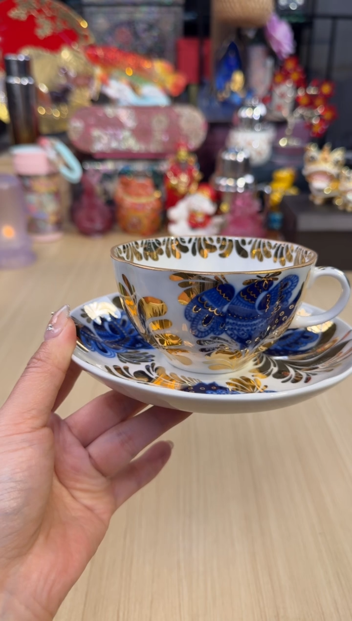 181俄皇金色花园一杯一碟