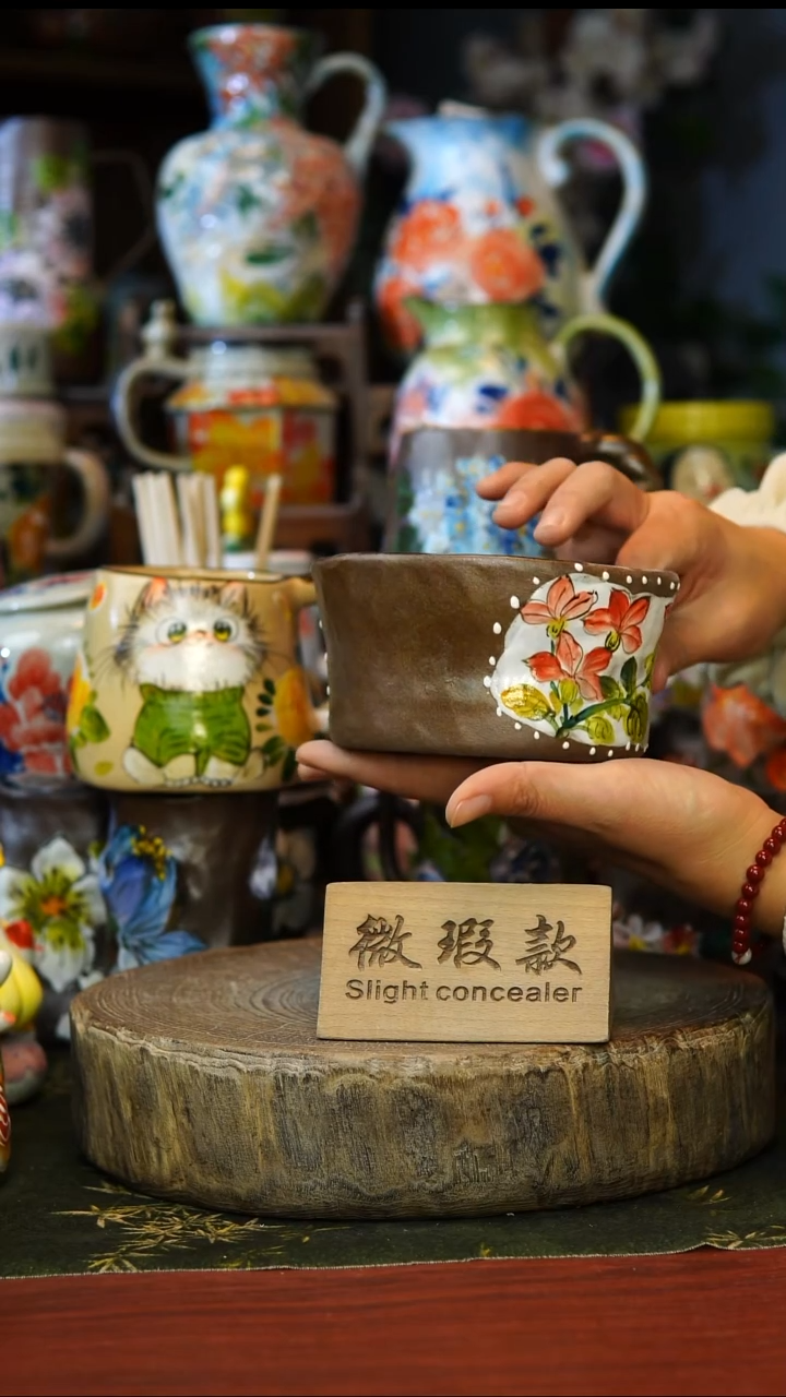 陶瓷100景德镇手工手绘釉下彩