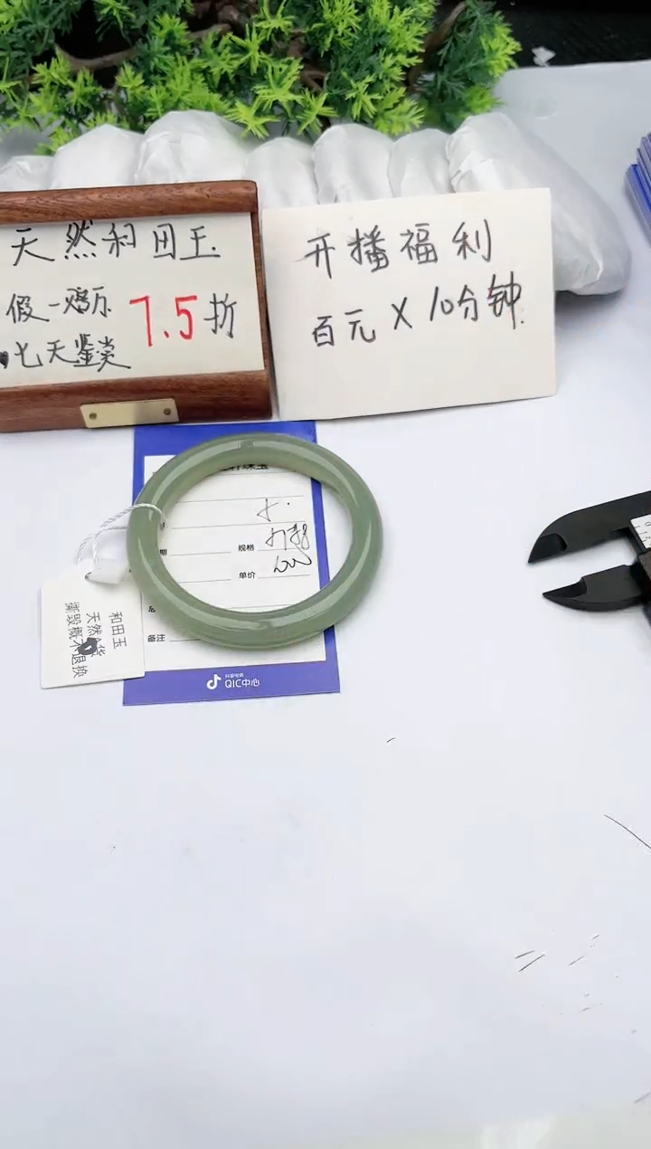 【闪购商品】和田玉手镯未镶嵌碧玉轩05